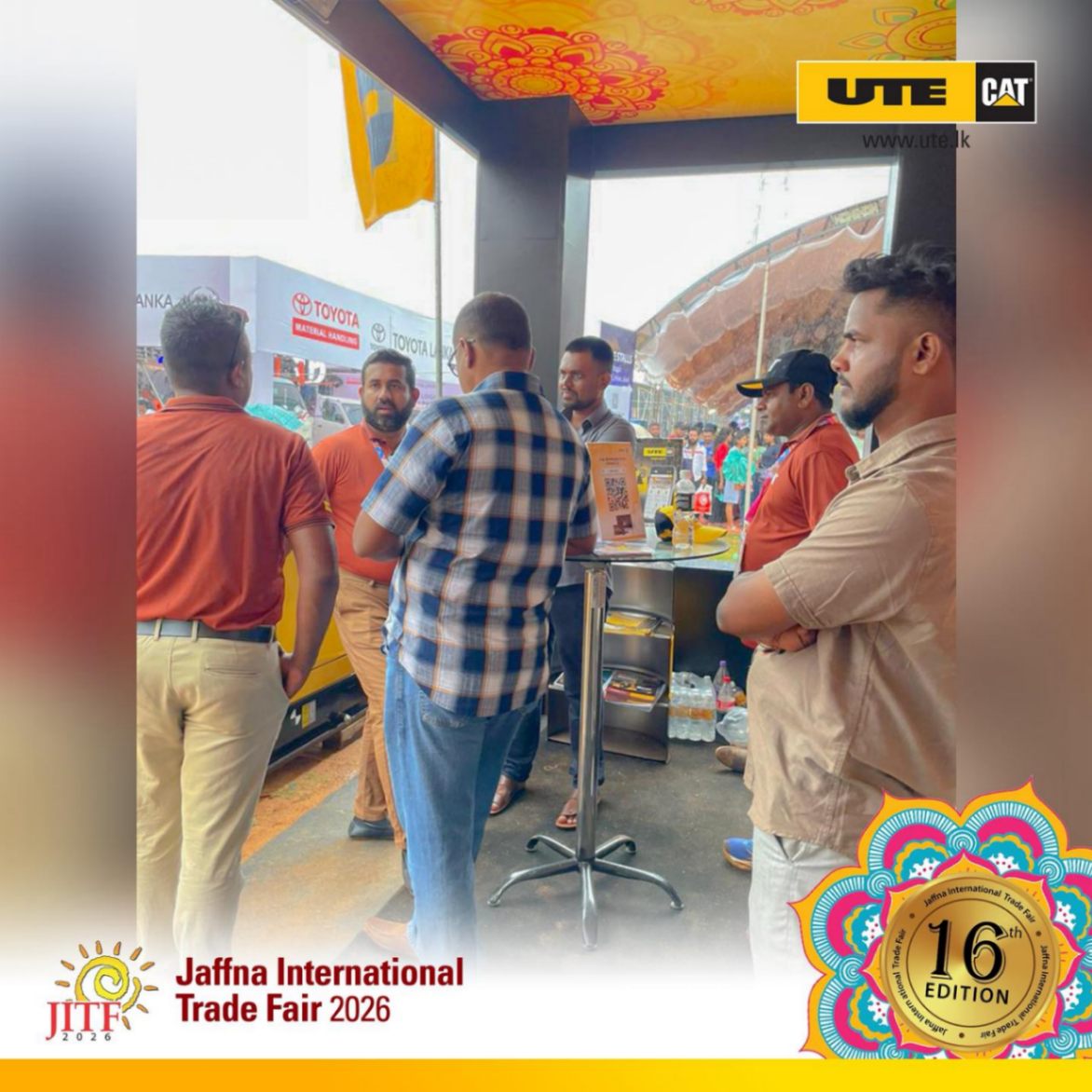 UTE proudly handed over a 30kVA Cat® Generator to a valued customer at JITF 2026